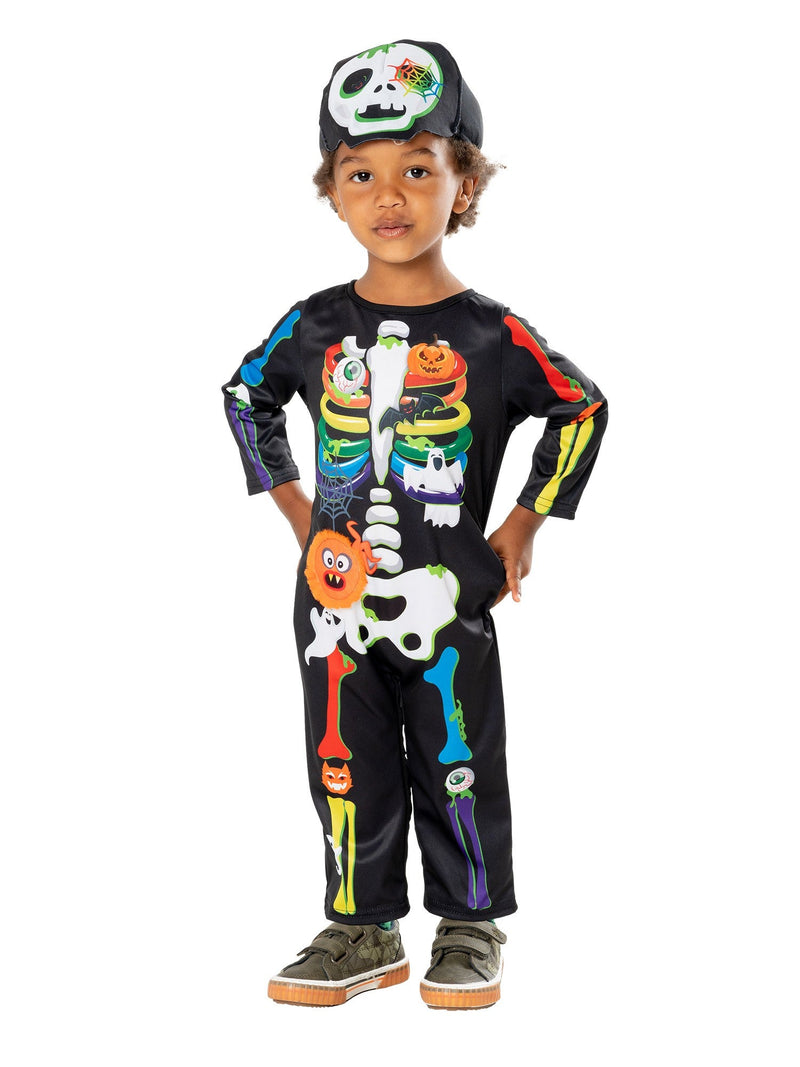 Toddler Mini Bones Colourful Costume